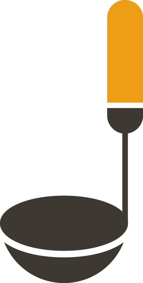 Ladle Glyph Two Colour Icon vector