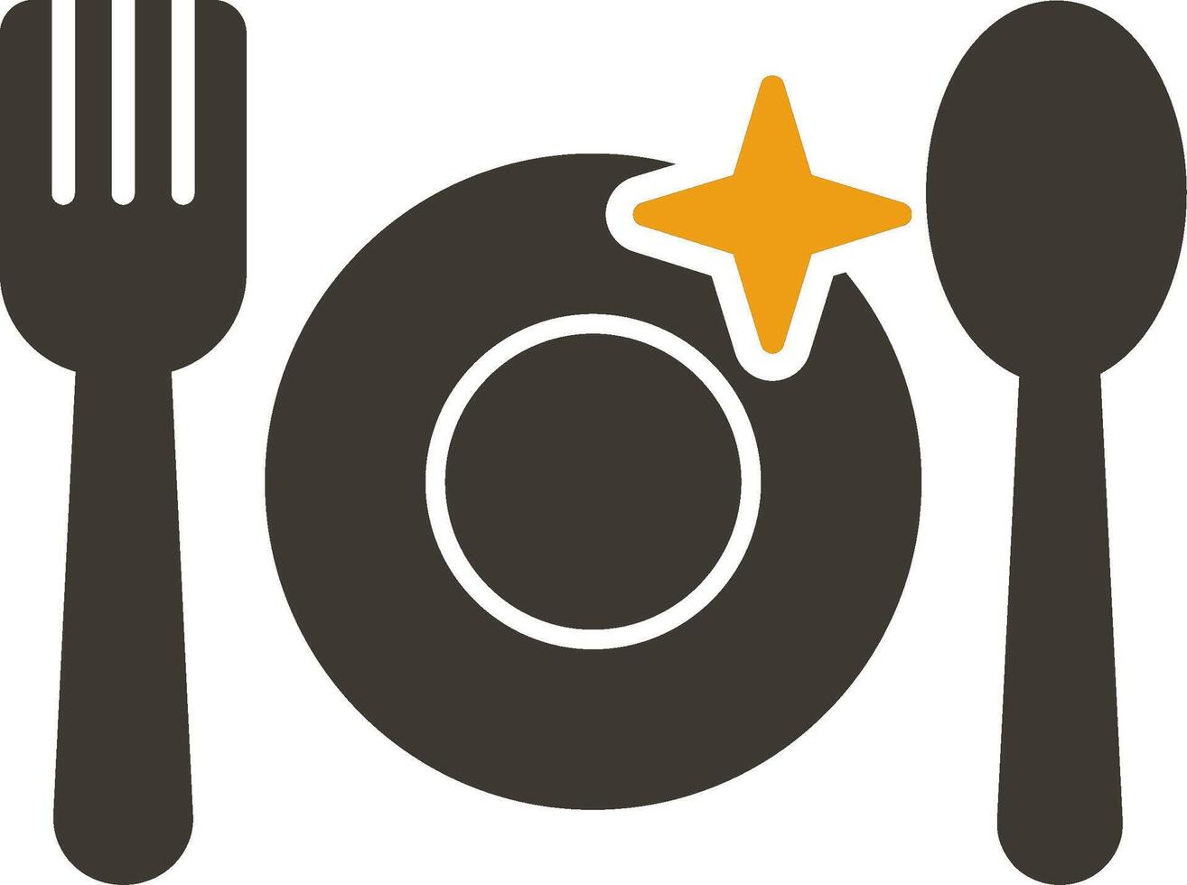 Crockery Glyph Two Colour Icon vector