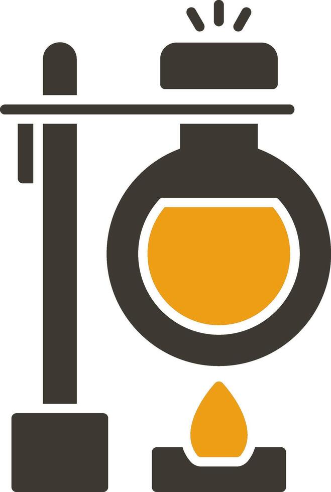 Volumetric Glyph Two Colour Icon vector