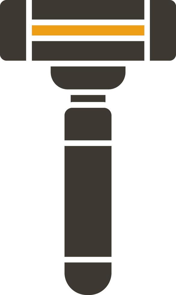 Razor Glyph Two Colour Icon vector
