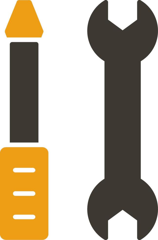 Repair Services Glyph Two Colour Icon vector
