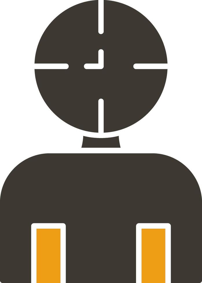 Lifespan Glyph Two Colour Icon vector