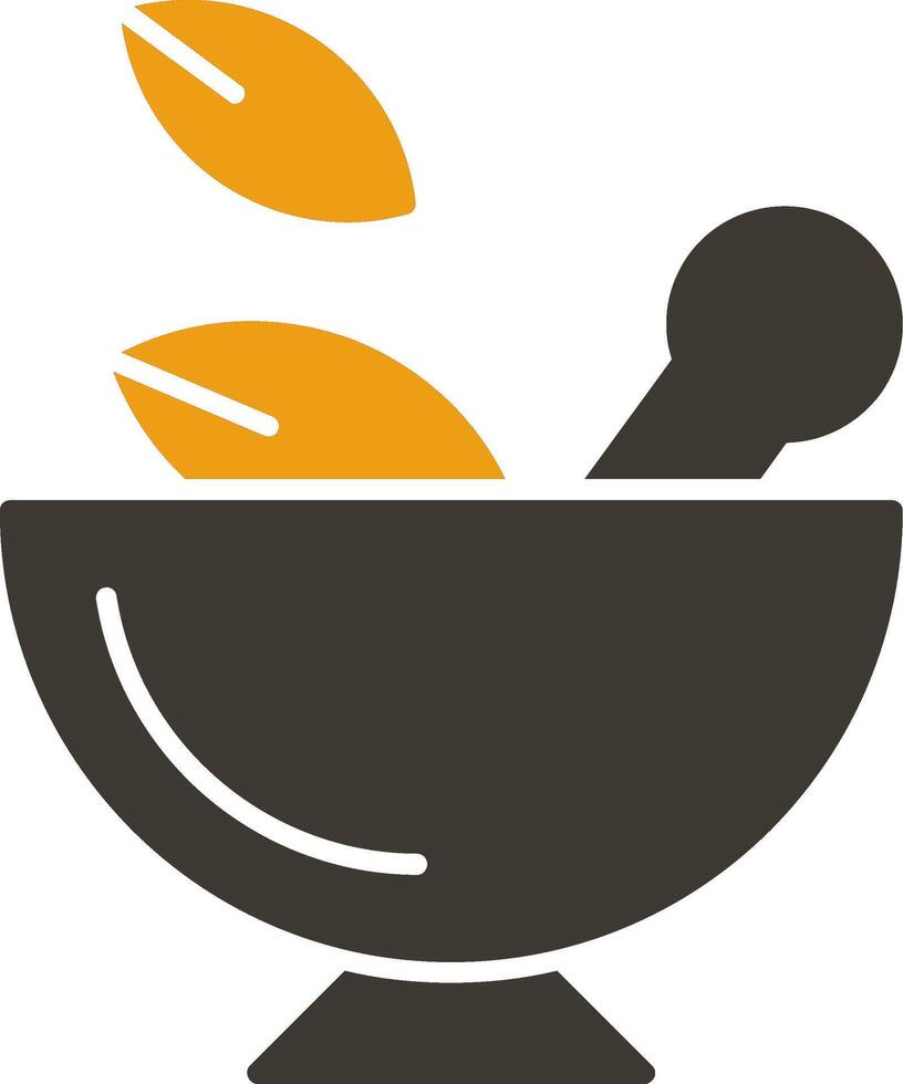 Grind Glyph Two Colour Icon vector