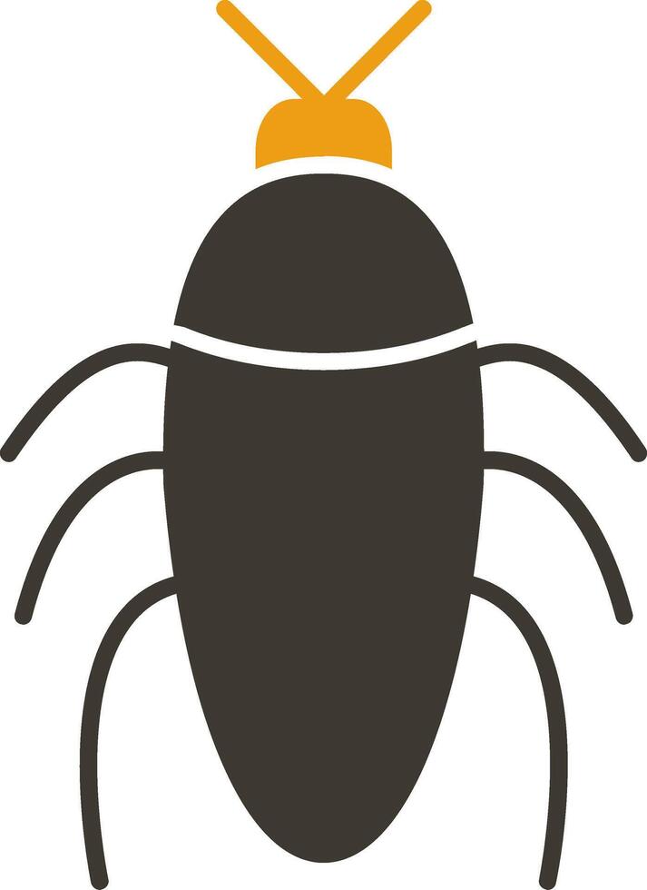 Insect Glyph Two Colour Icon vector