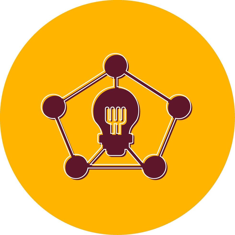 Mind Mapping Vector Icon