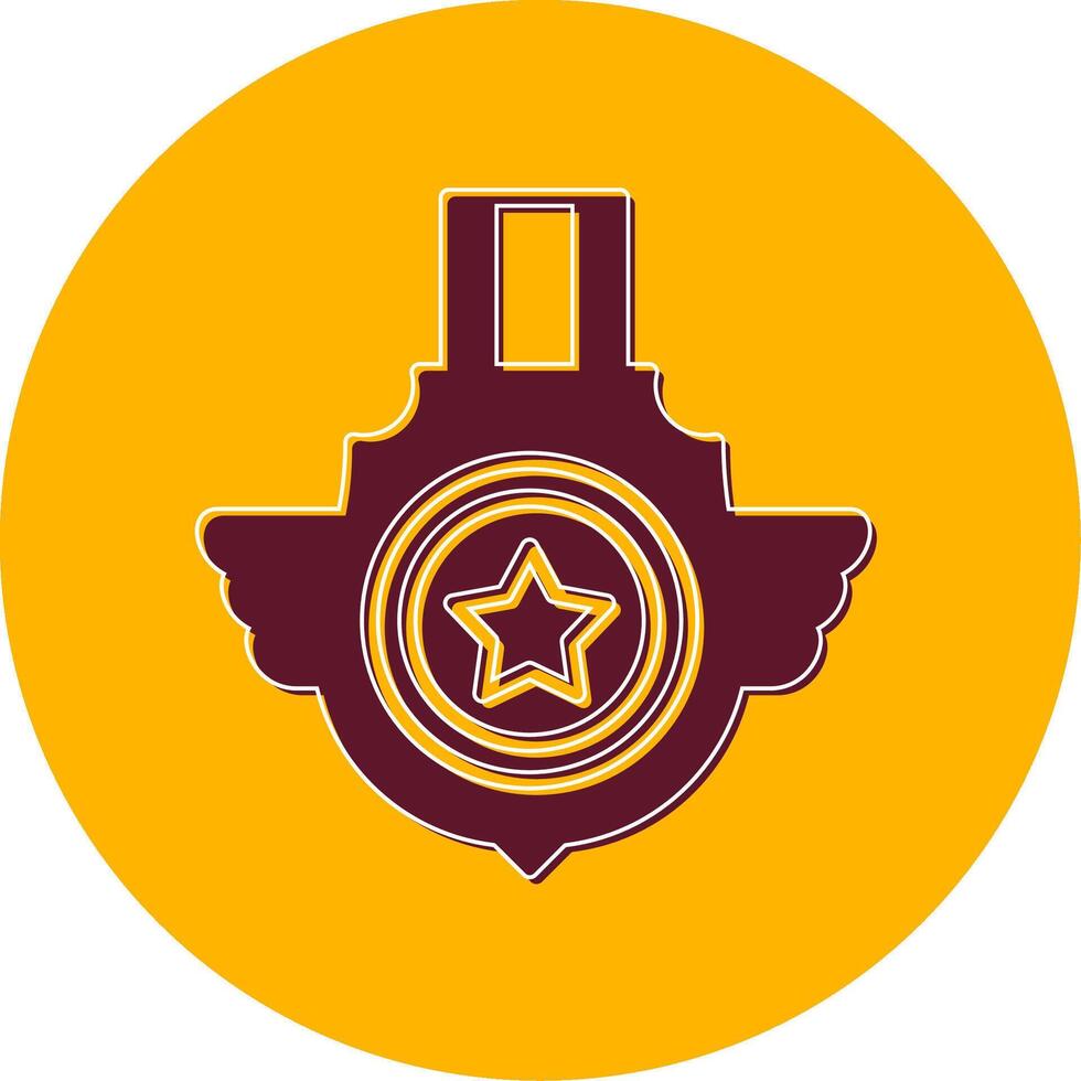 insignias vector icono