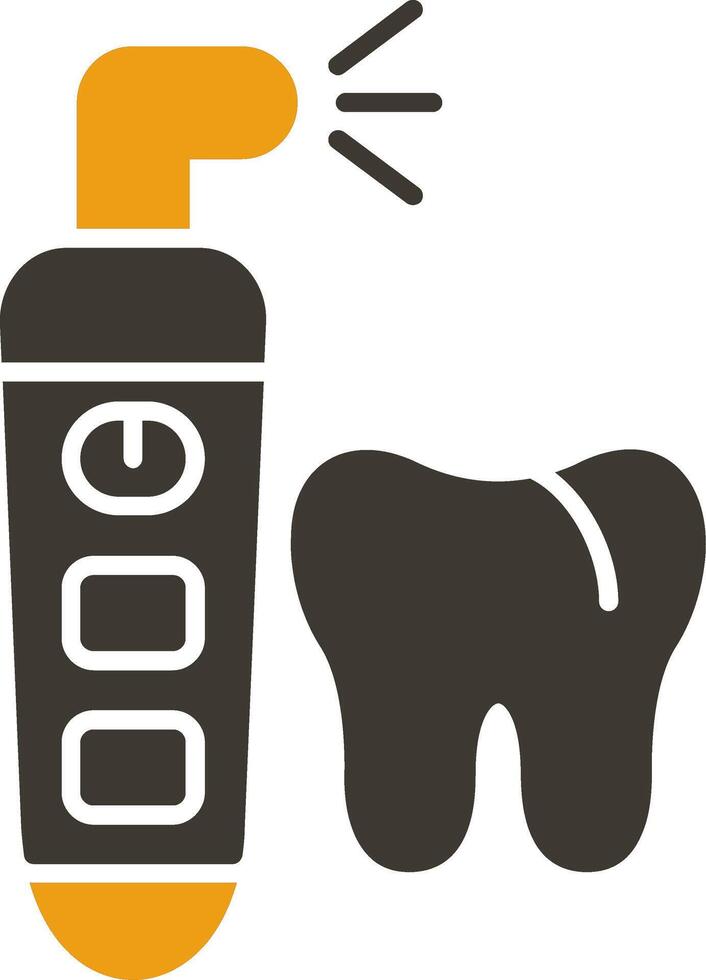 Dental Irrigator Glyph Two Colour Icon vector