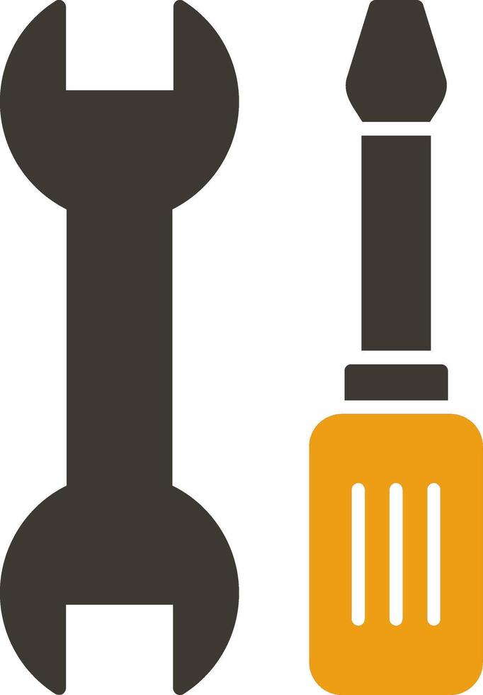 Tools Glyph Two Colour Icon vector