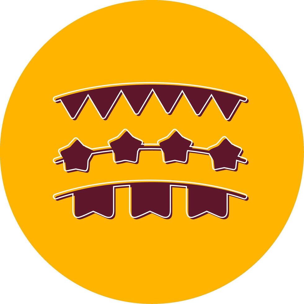 Bunting Vector Icon