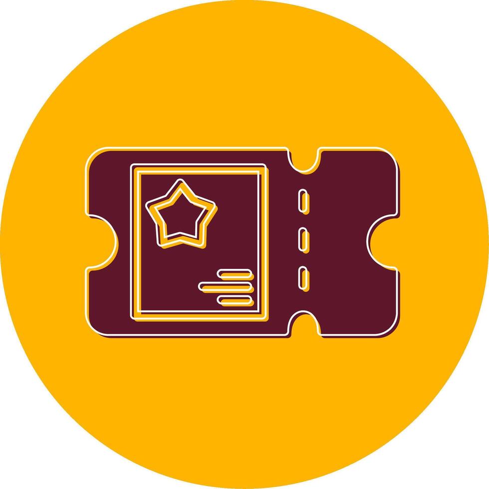 Ticket Vector Icon