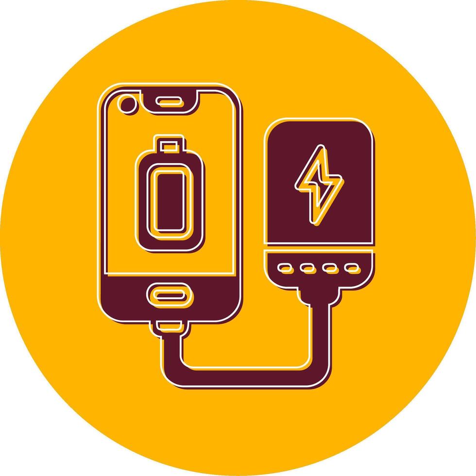 Portable Battery Vector Icon