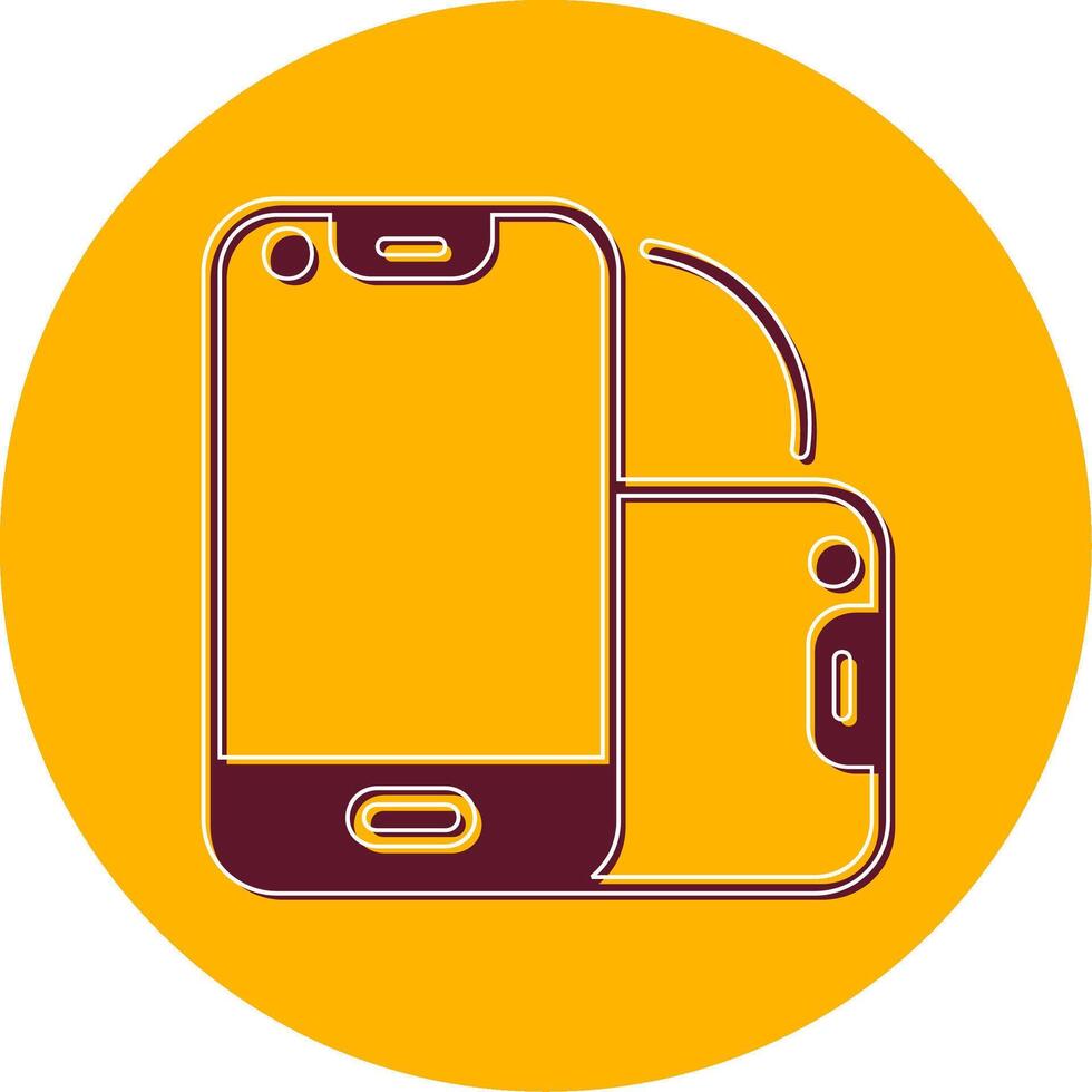 Foldable Smartphone Vector Icon