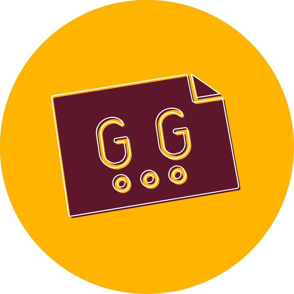 Gg Vector Icon