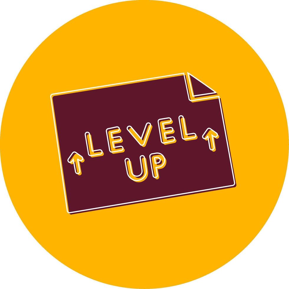 Level Up Vector Icon