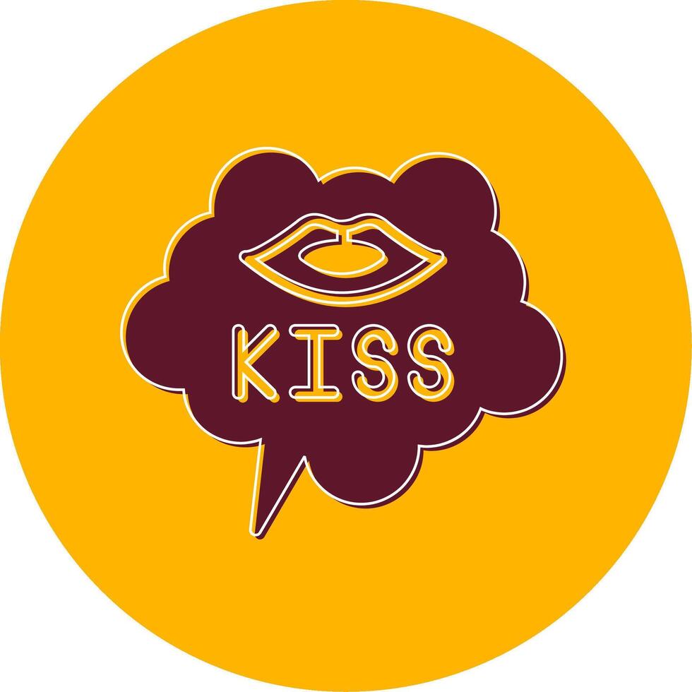 Kiss Vector Icon