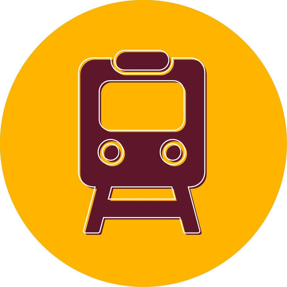 icono de vector de tren