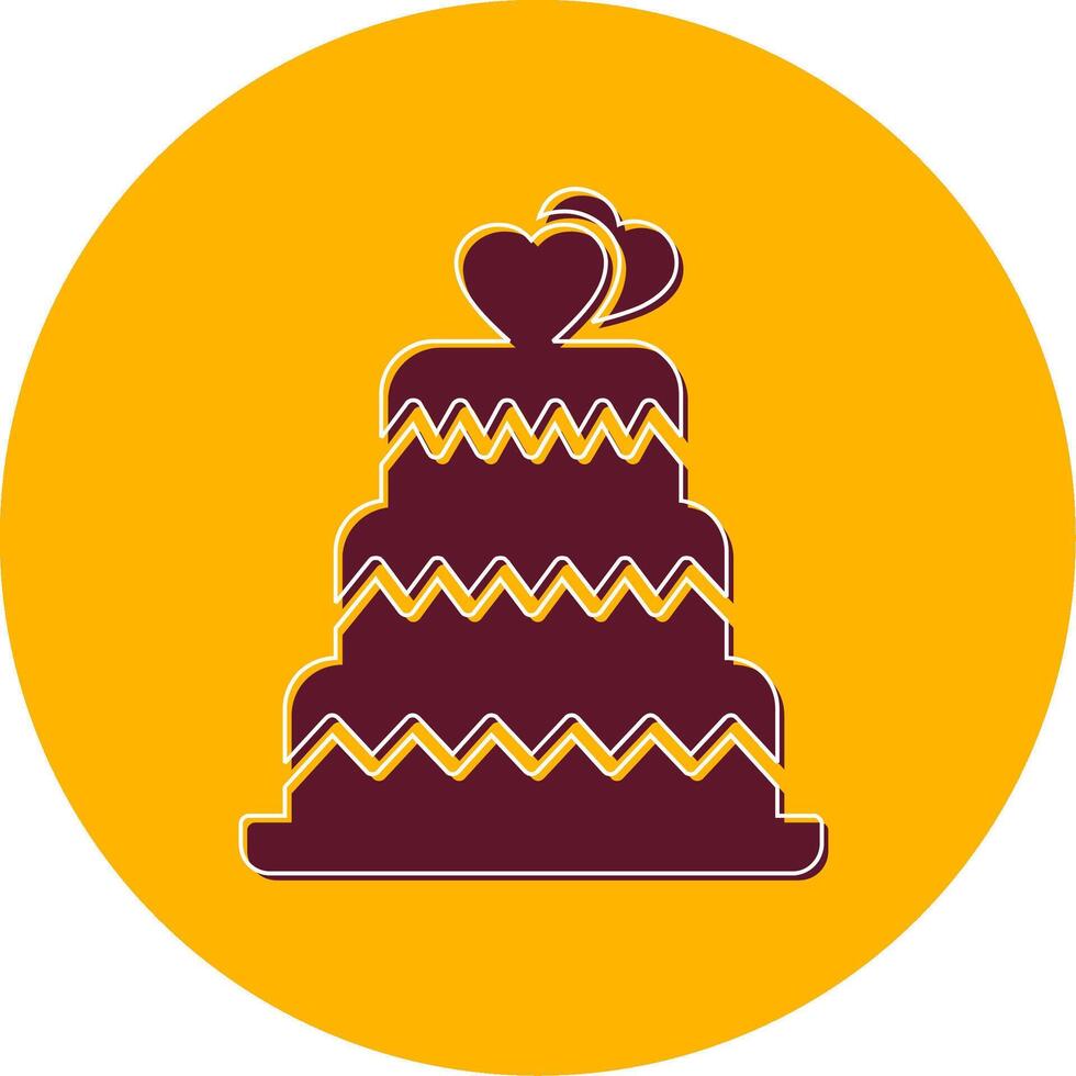 Wedding Cake Vector Icon