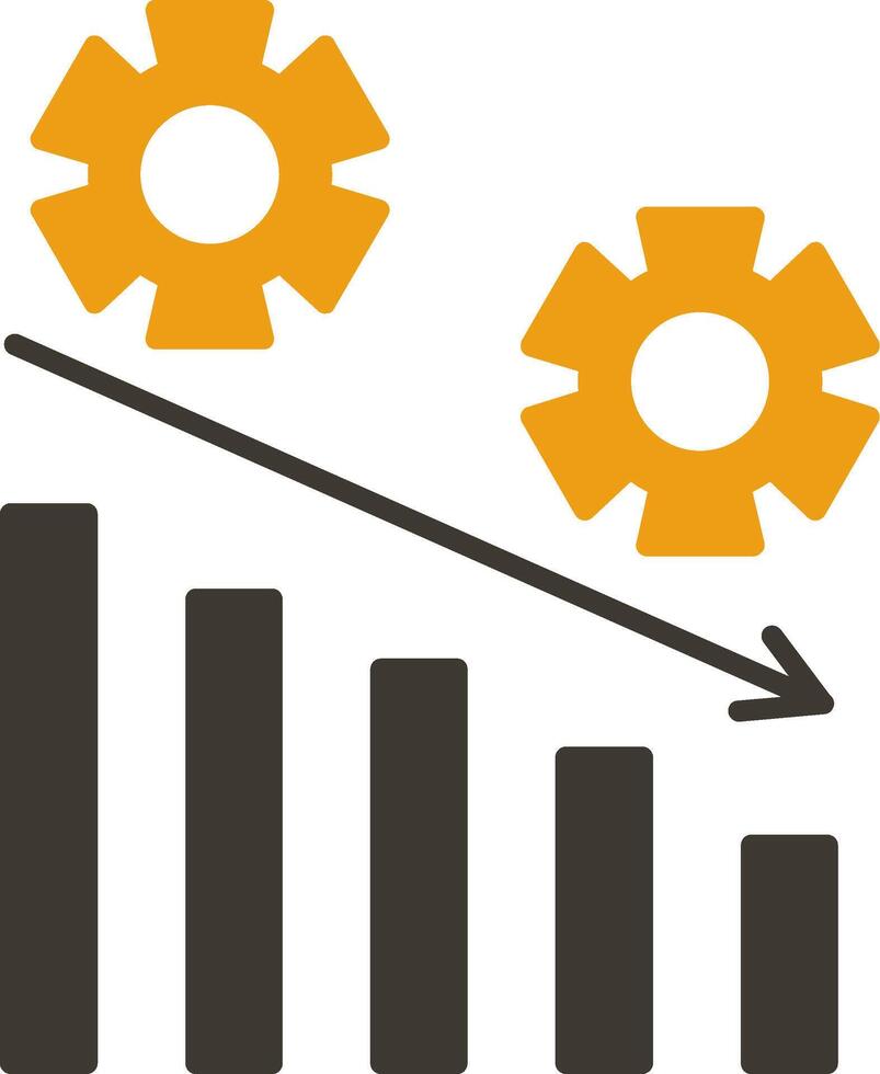 Management Glyph Two Colour Icon vector