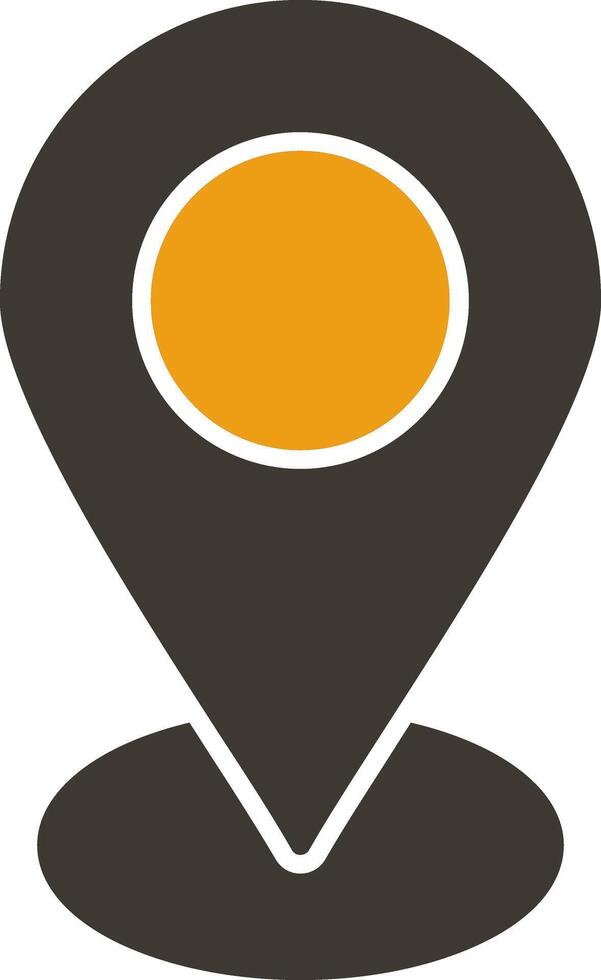 glyph two color icon vector