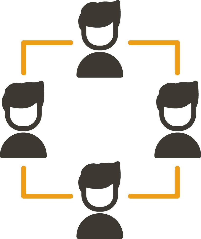 glyph two color icon vector