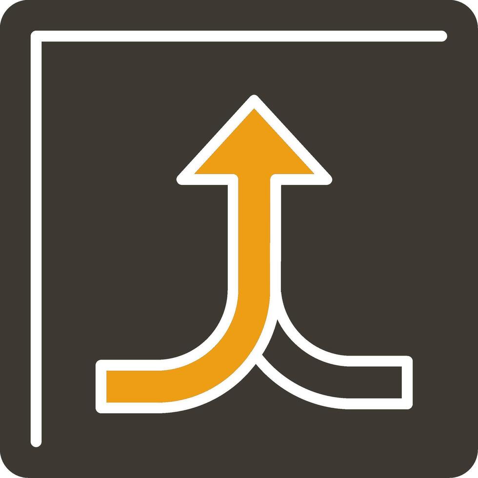 glyph two color icon vector