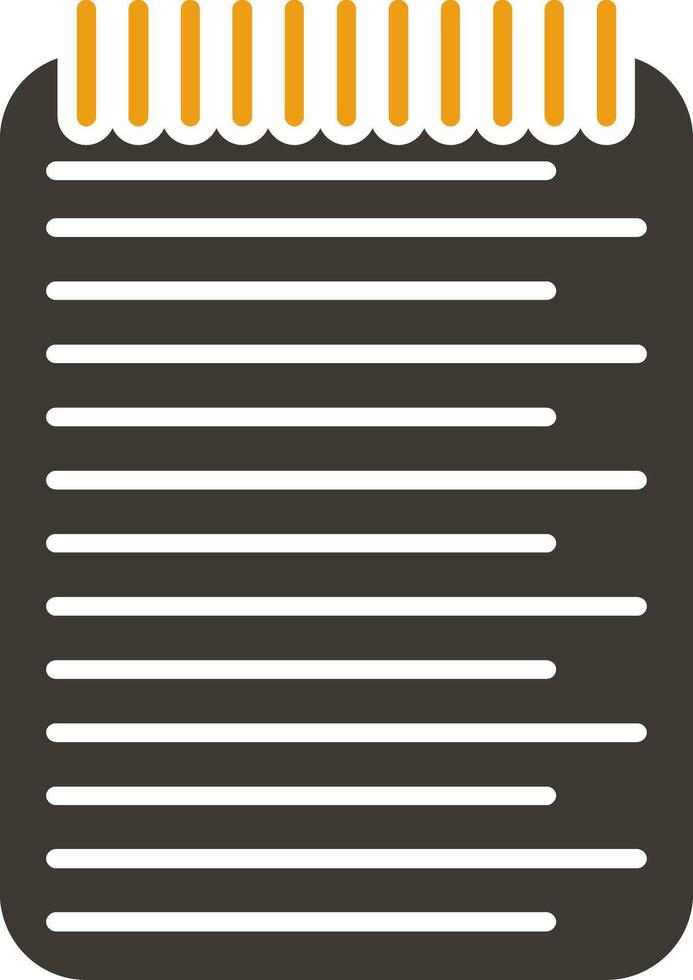 glyph two color Vector Icon