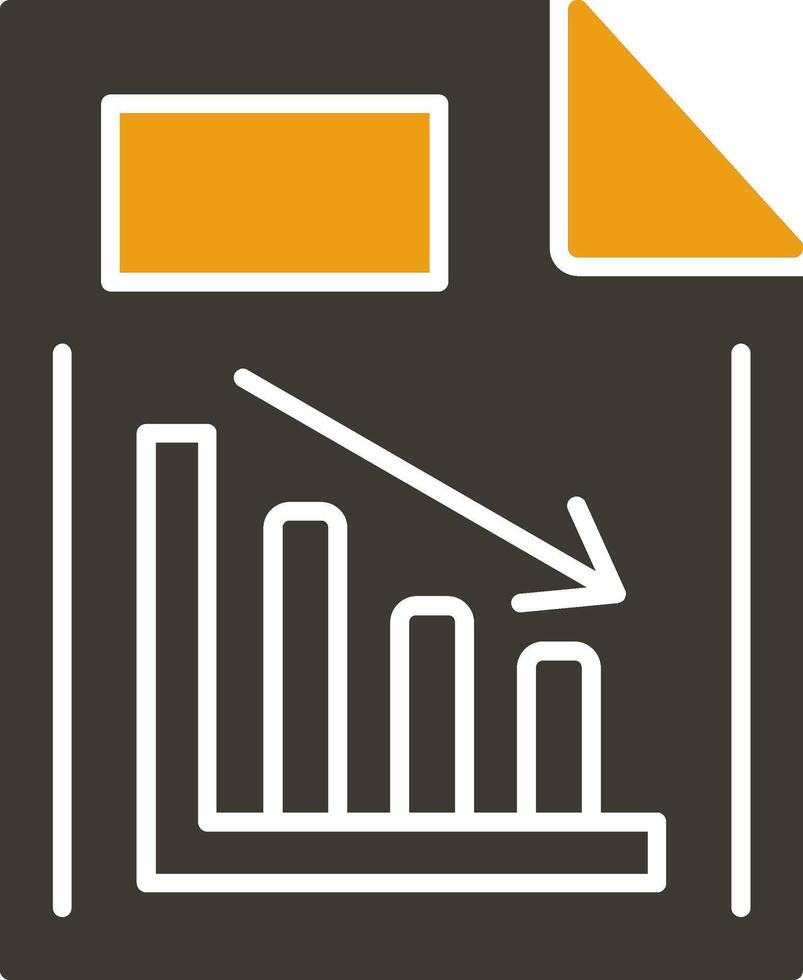 glyph two color Vector Icon