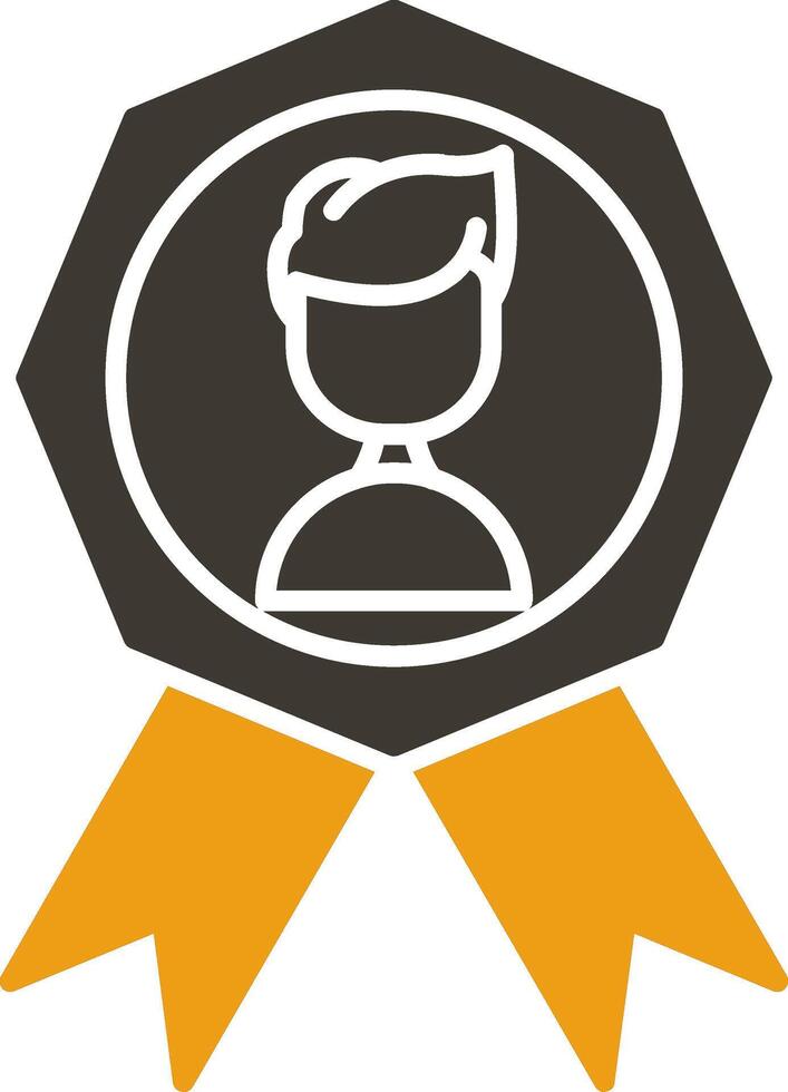 glyph two color icon vector