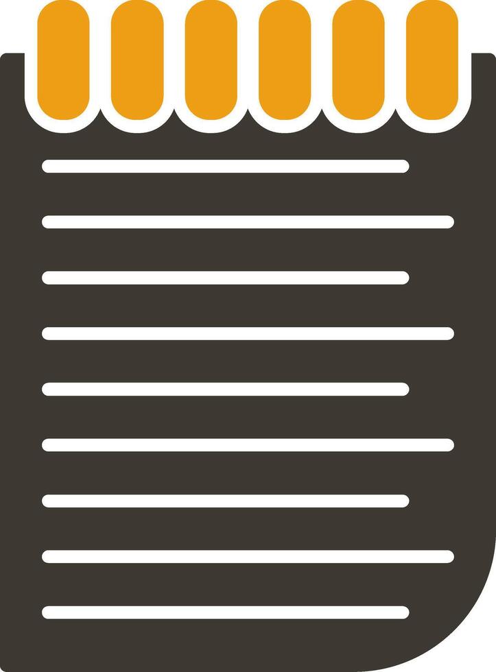 glyph two color icon vector
