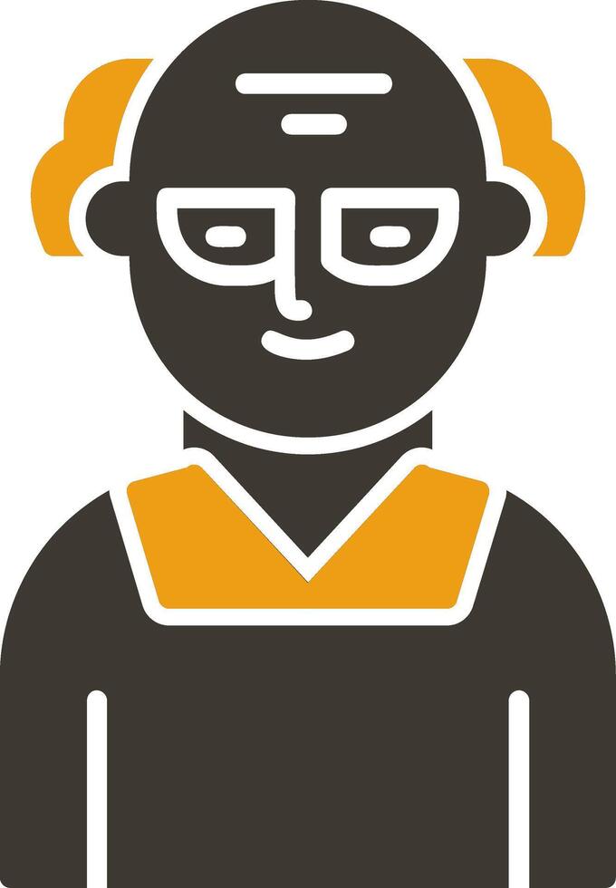 glyph two color icon vector