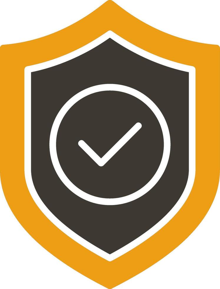 glyph two color icon vector