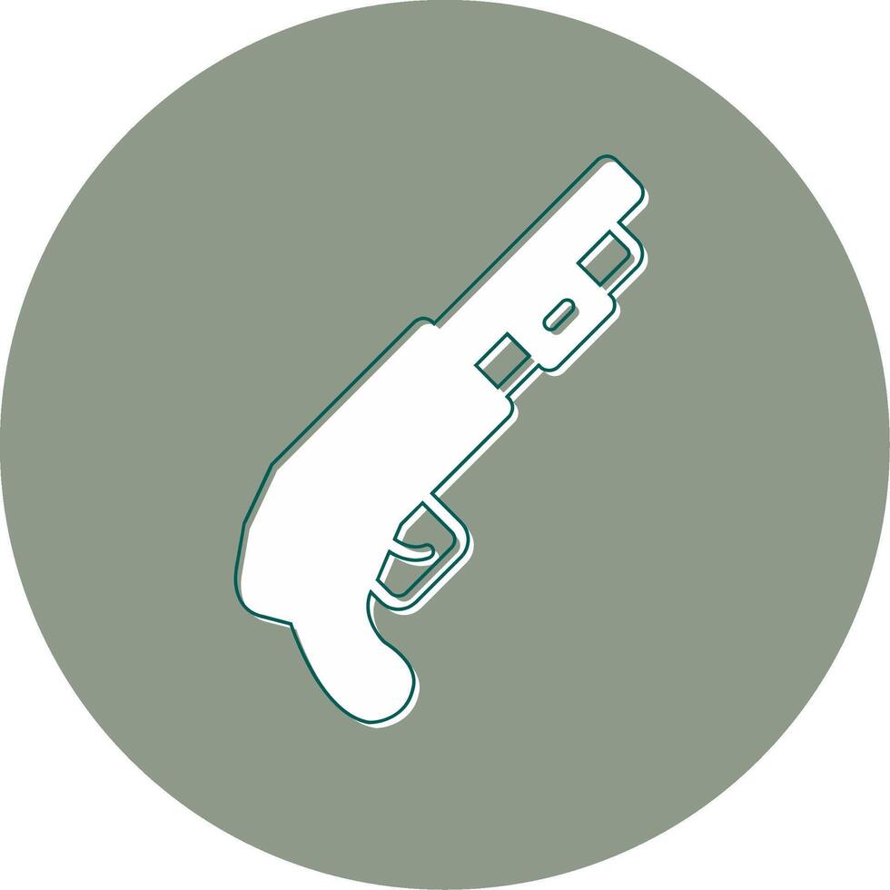 Short Gun Vector Icon