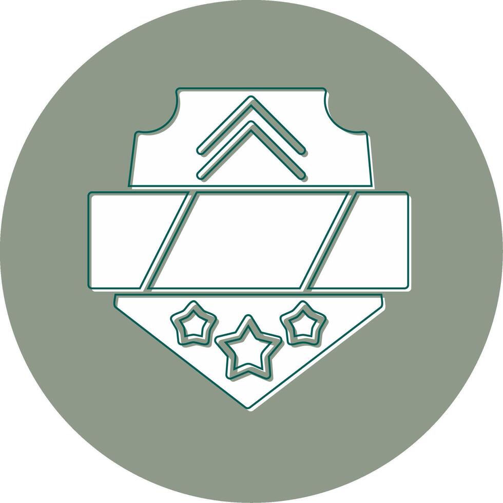 insignias vector icono