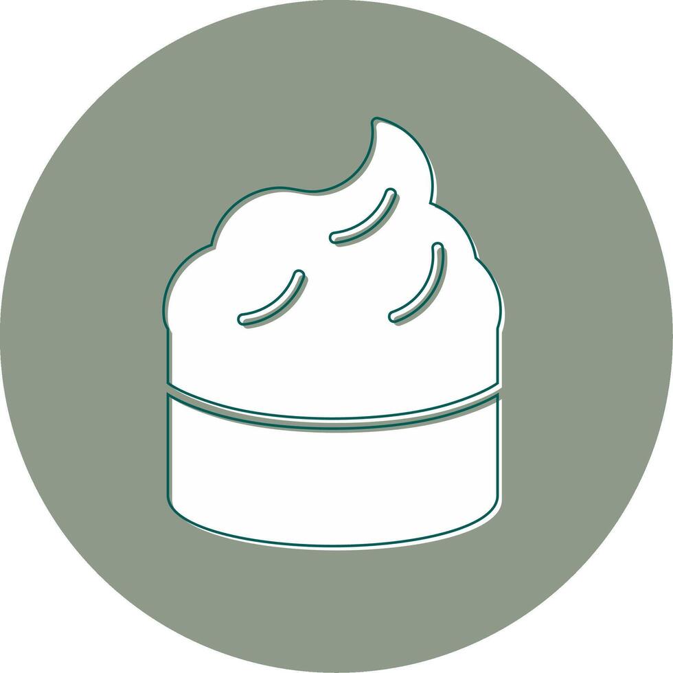 Cream Vector Icon