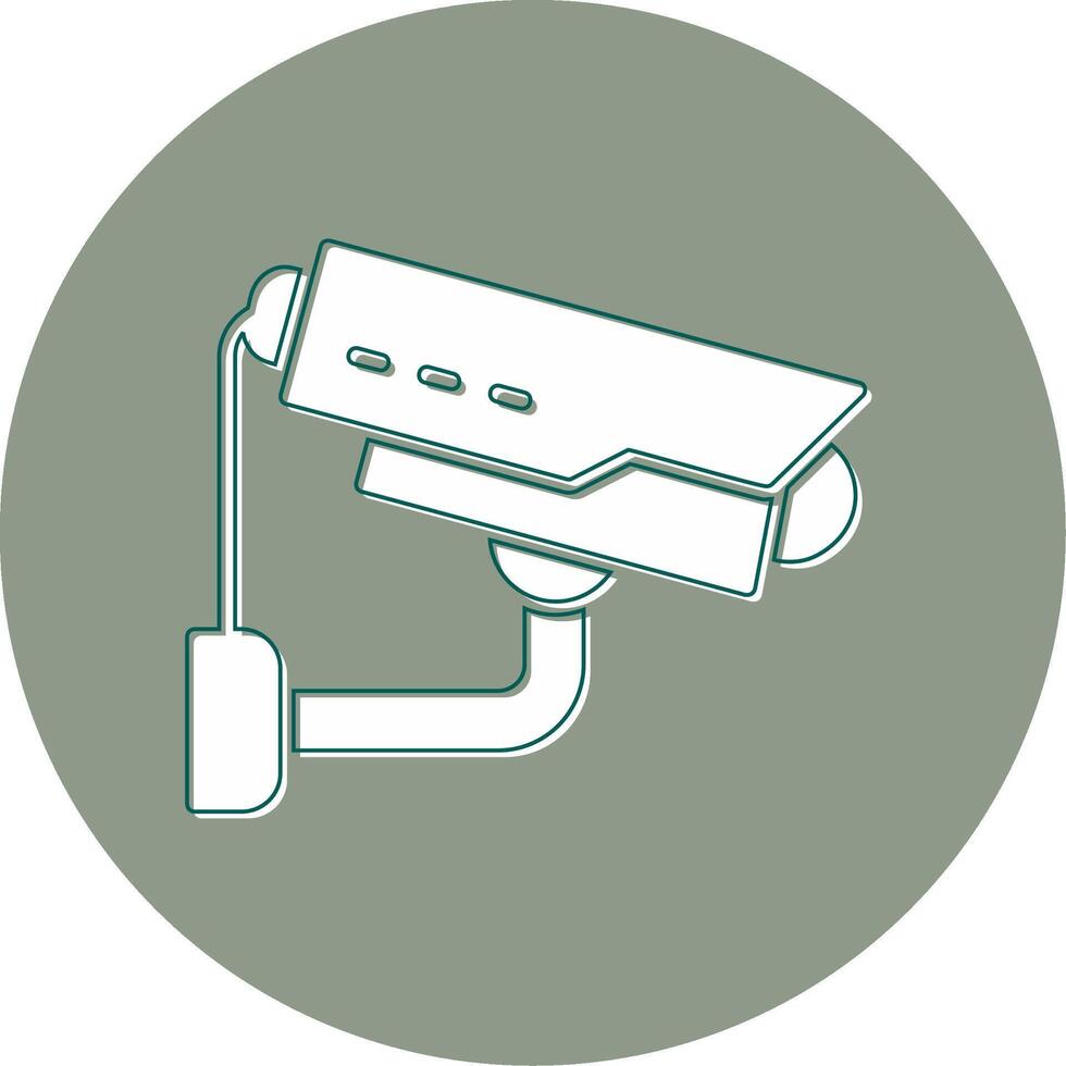 icono de vector de cámara de seguridad