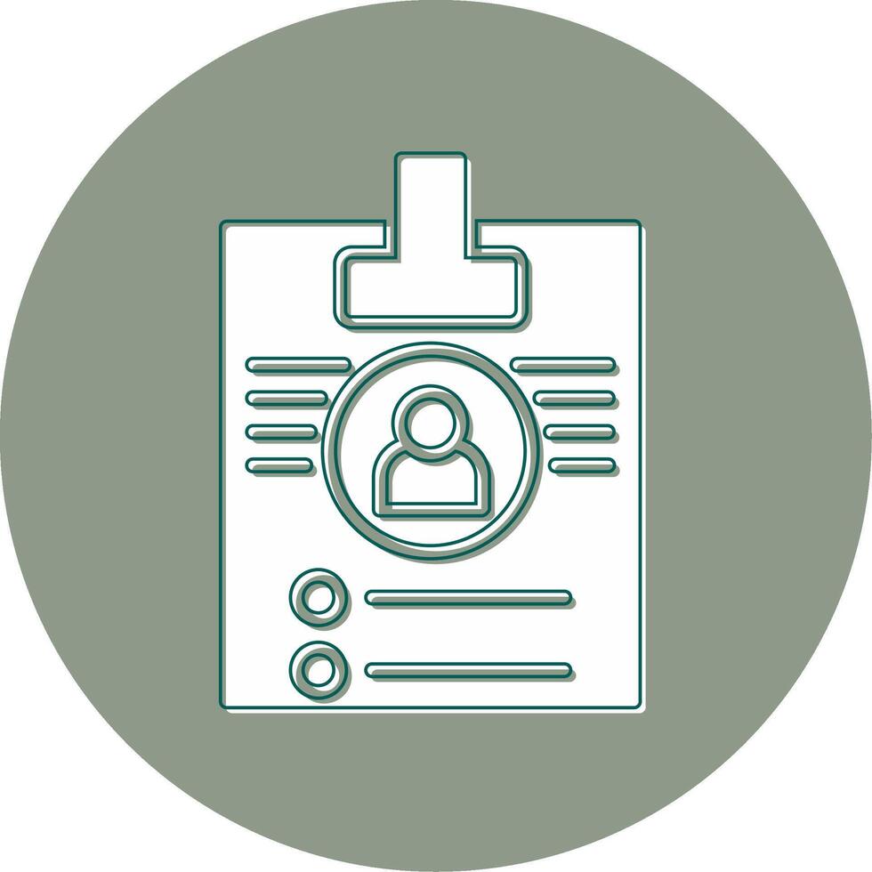 Id Card Vector Icon