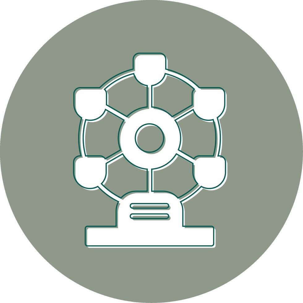 Ferris Wheel Vector Icon