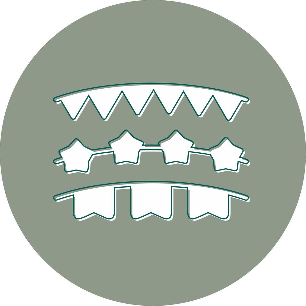 Bunting Vector Icon