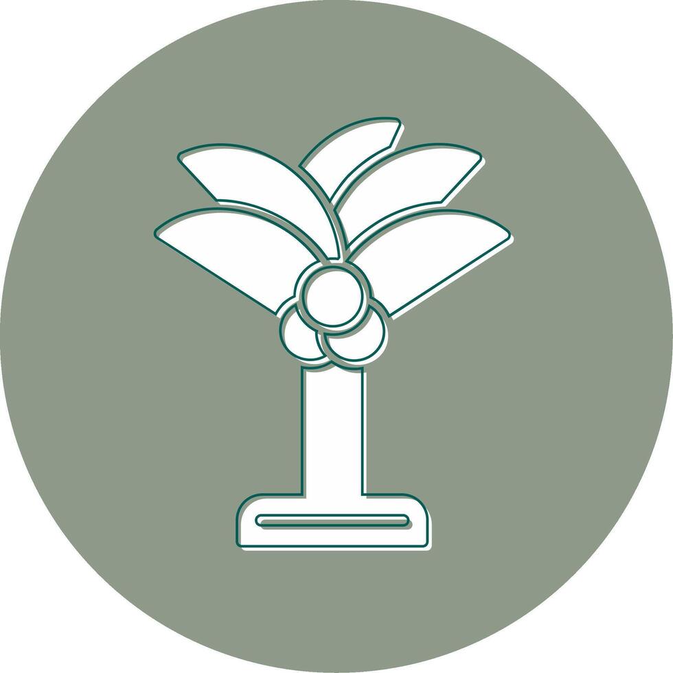 icono de vector de árbol de Palma