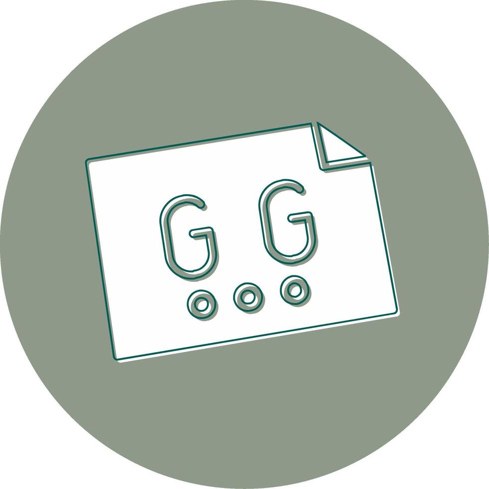 Gg Vector Icon