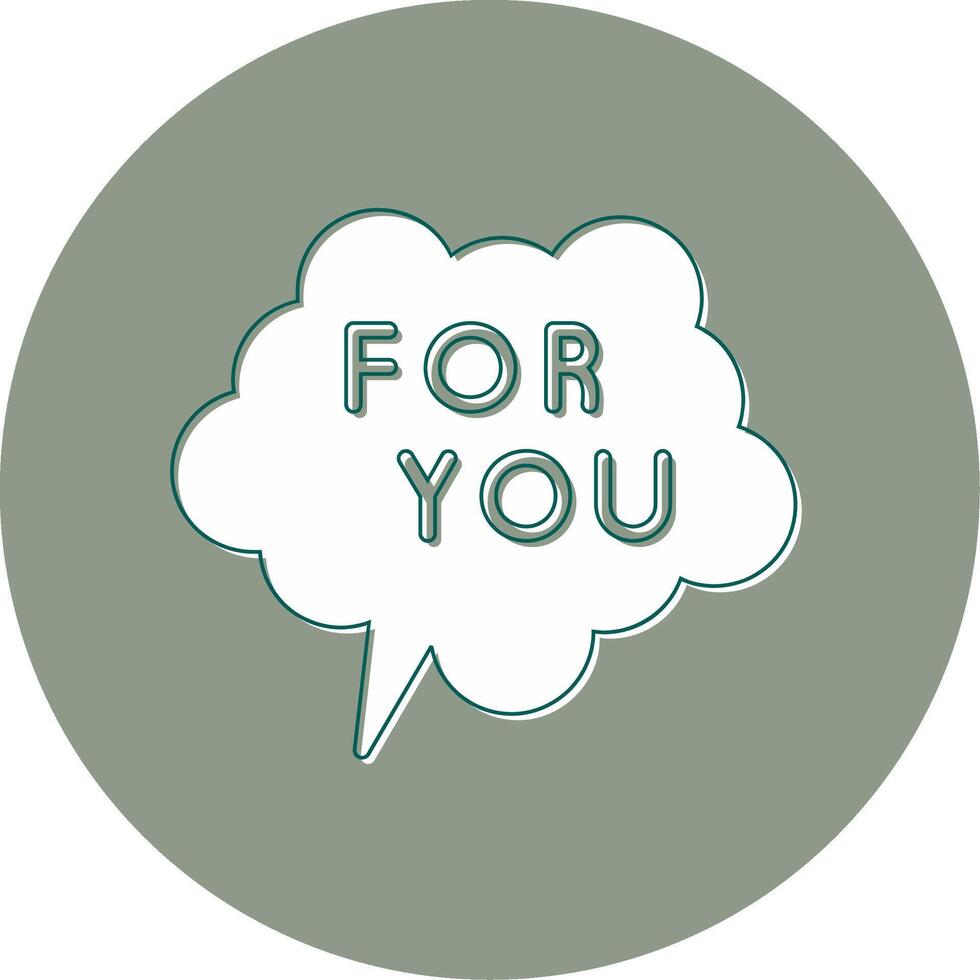 For You Vector Icon