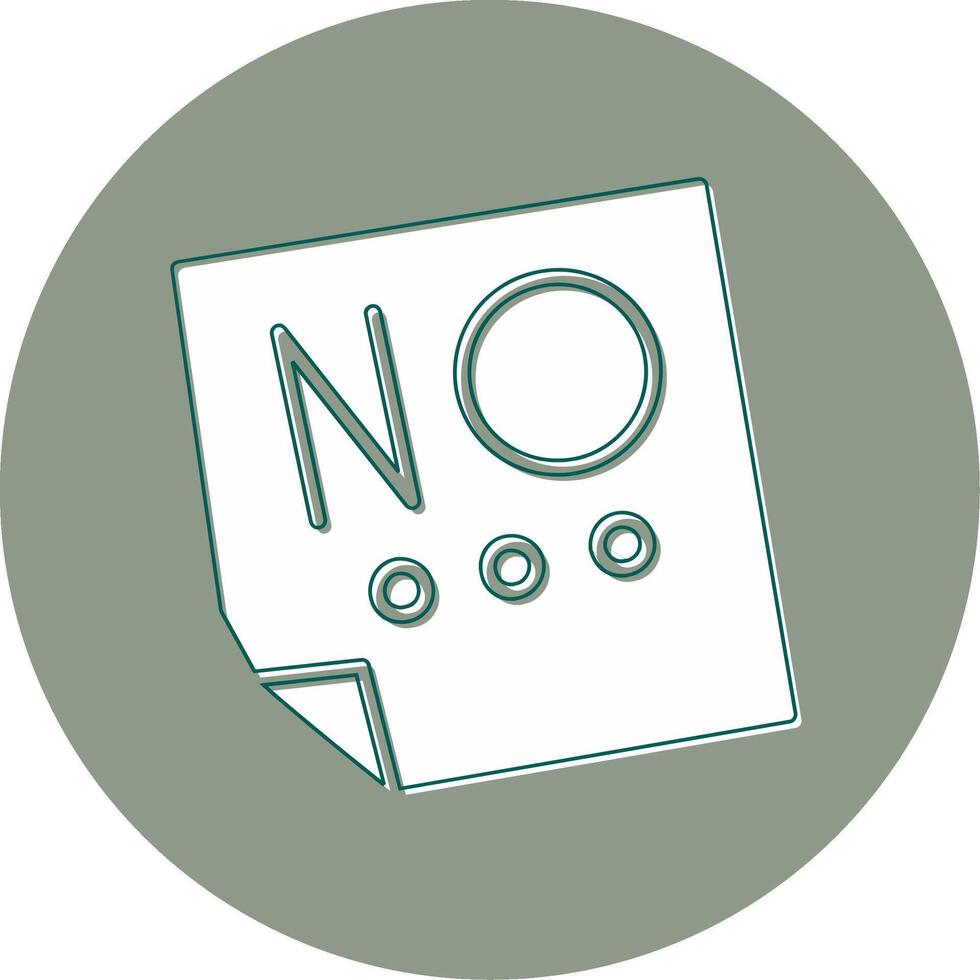 Say No Vector Icon