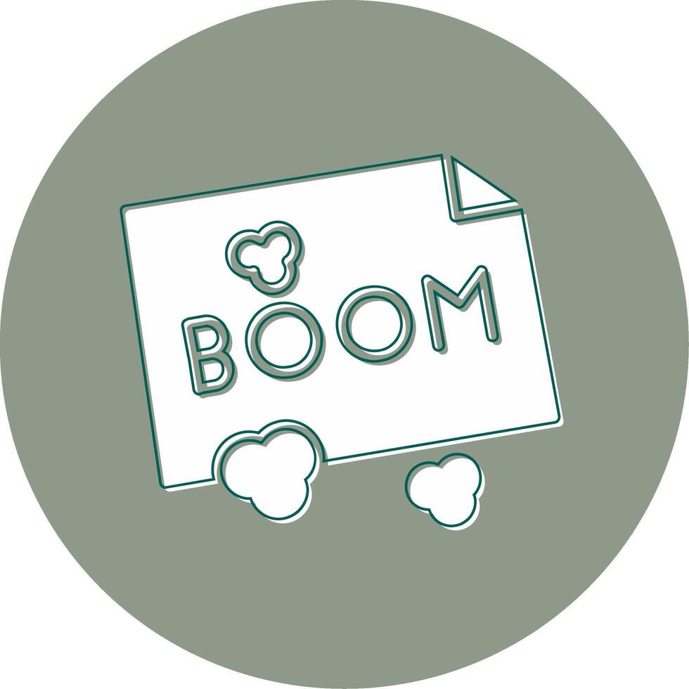 Boom Vector Icon