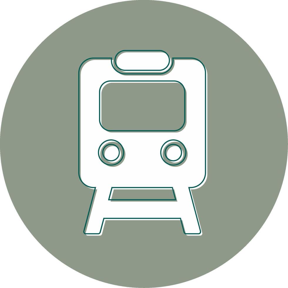 icono de vector de tren