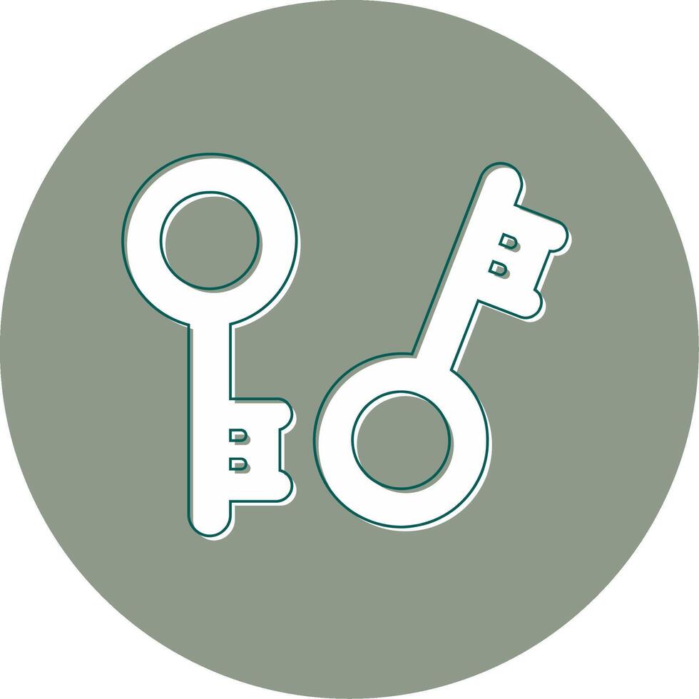 House Key Vector Icon