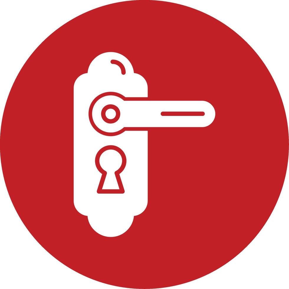 Door lock Vector Icon