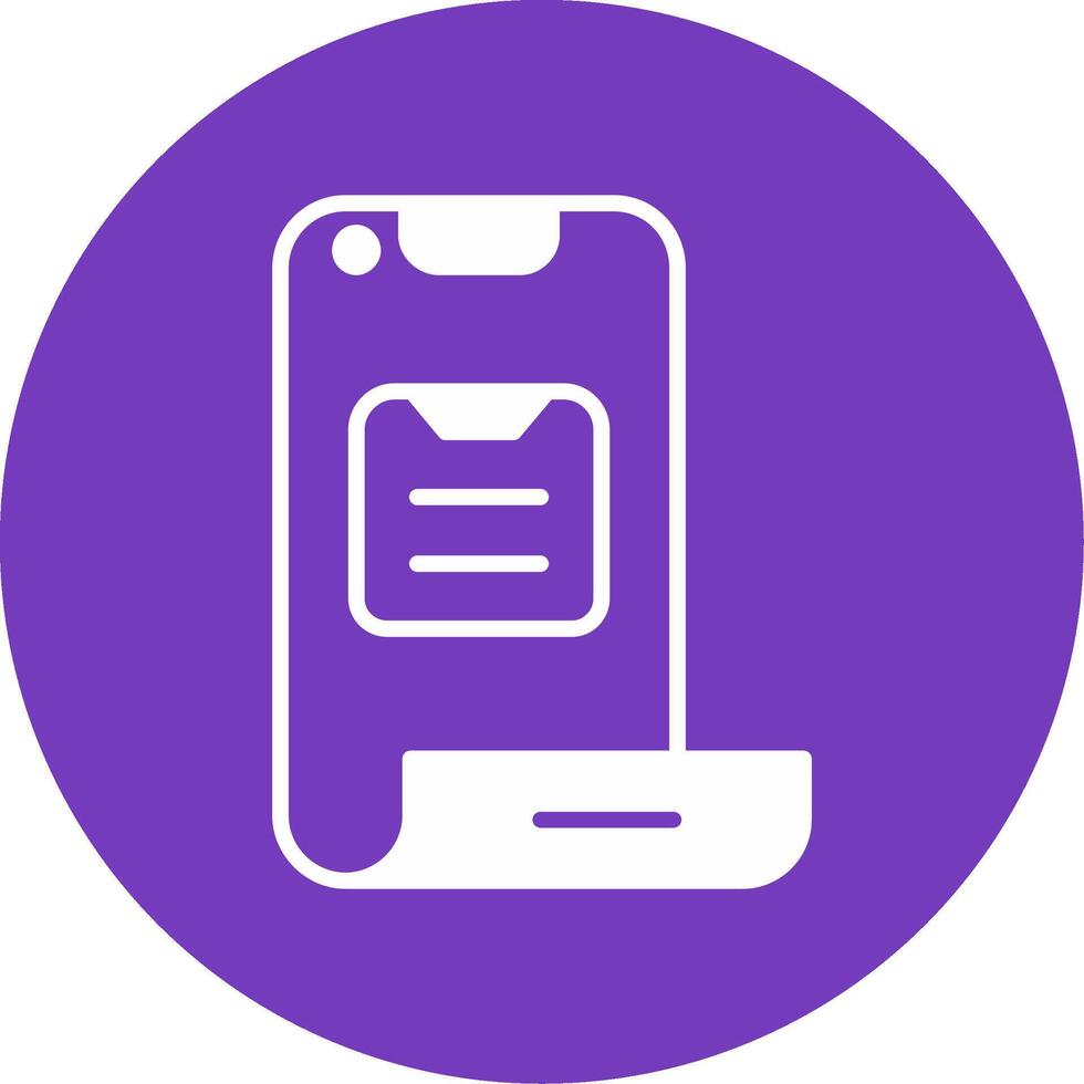 Folding Phone Vector Icon