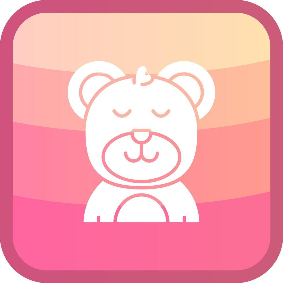 Relieved Glyph Squre Colored Icon vector