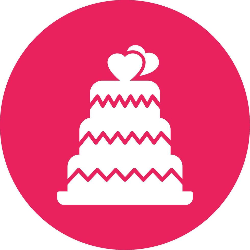 Wedding Cake Vector Icon