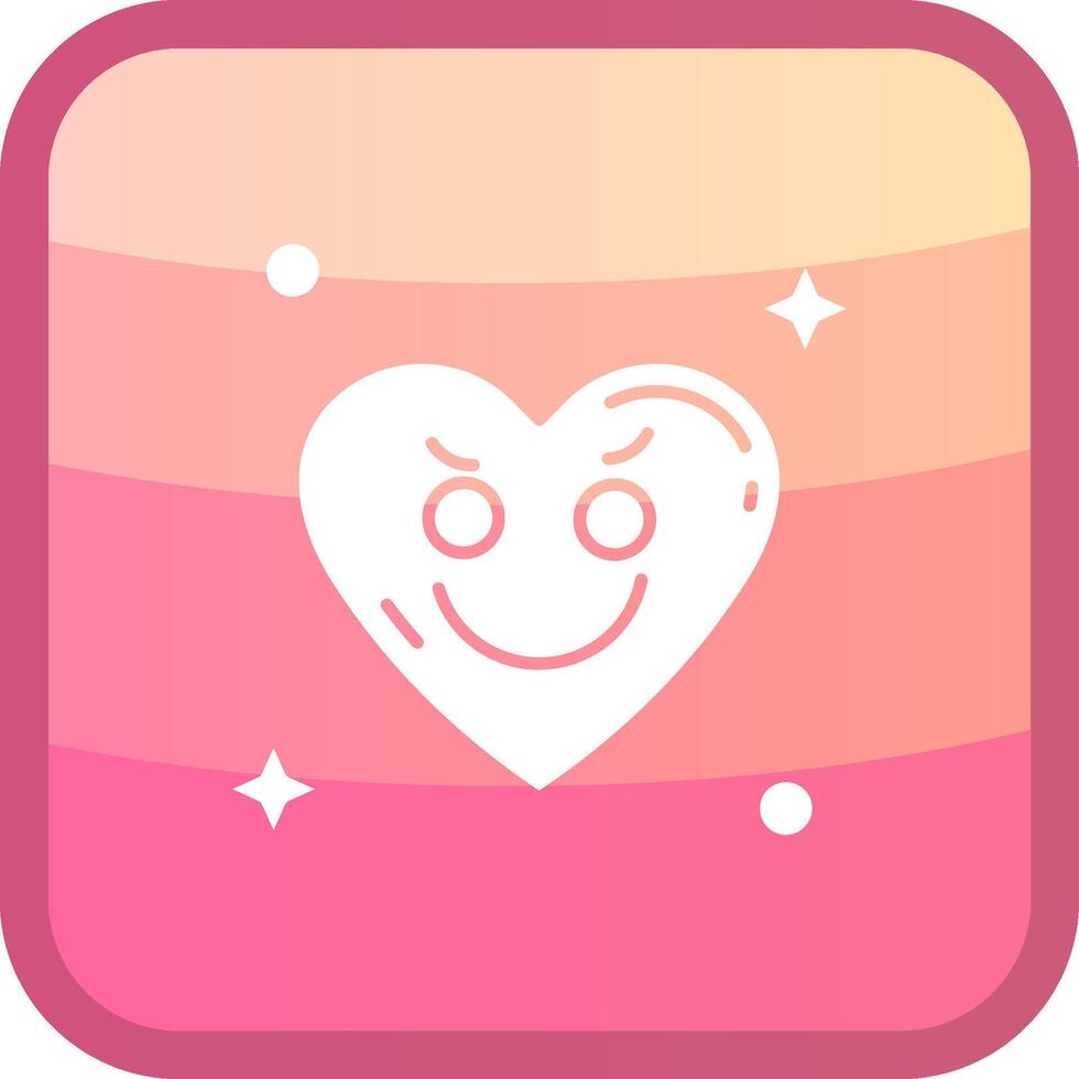 Envy Glyph Squre Colored Icon vector
